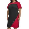 Women's Scuba Crepe Structured Short Sleeve