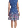 Women's Cap Sleeve Fit and Flare-Elegant Summer Cocktail Graduation Garden Party Wedding Guest Dress