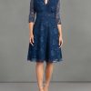 Women's Plus Size Special Occasion Mademoiselle Lace Cocktail Dress