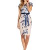 Women's Embroidered Sheath Dress