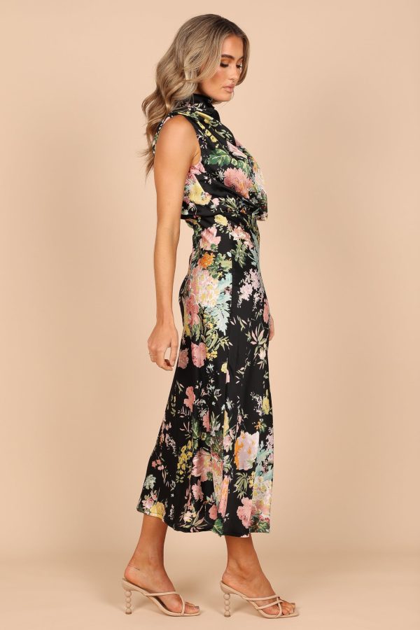 71PCEkGCRoL.jpg Women's Anabelle Halter Neck Midi Dress