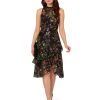 Women's Printed Halter Midi Dress