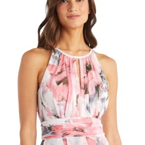 Womens Metallic Maxi Maxi Dress