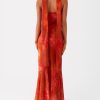 Women Strapless Floral Dress with Sarf Mesh Tube Maxi Dress Summer Cocktail Wedding Guest