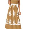 Summer Dress for Women 2025 Floral Sundress Spaghetti Strap Flowy Beach Vacation Boho Maxi Dresses