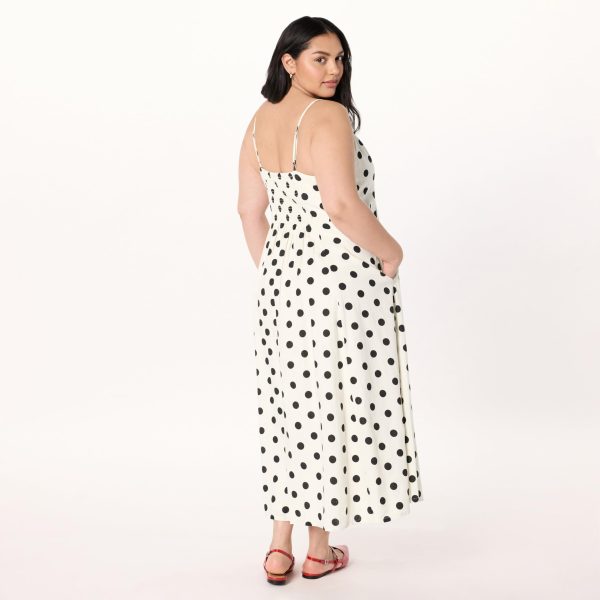 71X1WpBJruL.jpg Women's Luna Scoop Neck Linen Maxi Dress