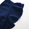 Women's V Neck Ruffle Sleeve Summer Dress 2025 Split Flowy Tiered Midi Dress Wedding Guest Cocktail Dresses