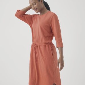 Organic Cotton Women's Relaxed Tie Waist Dress