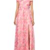 Women's Sweetpea Print Tulle Gown