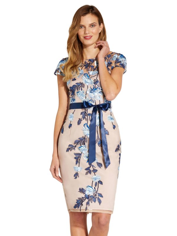 71jNqoZDIQL.jpg Women's Embroidered Sheath Dress