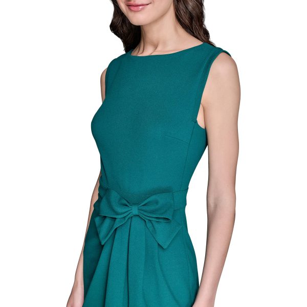 81A5zz15a7L.jpg Women's Lined Arm Trim Scuba Crepe Sheath Dress