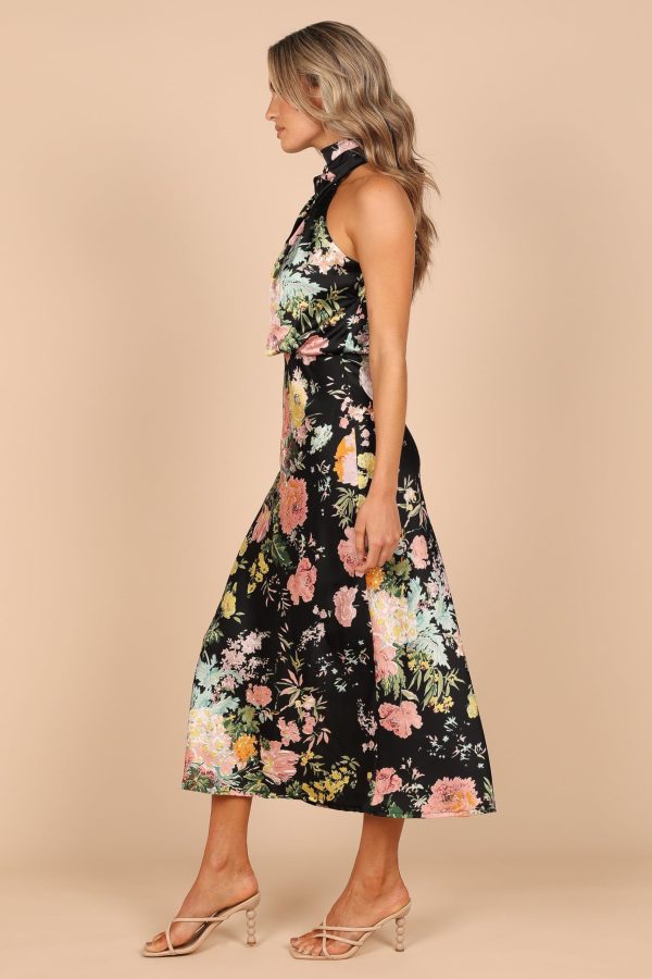 81BKrxAK0nL.jpg Women's Anabelle Halter Neck Midi Dress