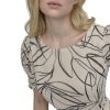 Women's Puff Sleeve Tie Waist A-line Mini Dress
