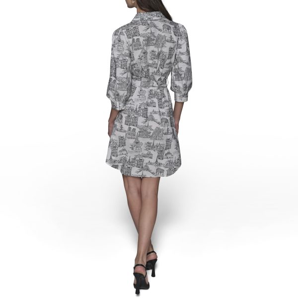 81U3Bpl3B7L.jpg Women's Button Up Collared Belted Shirt Dress