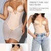 Strapless Shapewear for Women Deep Plunge Corset Tummy Control Backless Bodysuit Mid Thigh Full Body Shaper