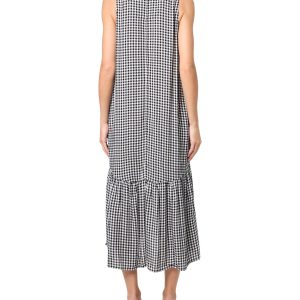 Women's Drapey Gingham Dress