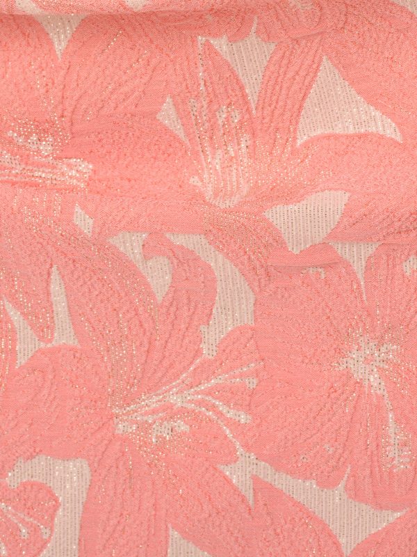 Women's Hibiscus Jacquard Tucked Dress