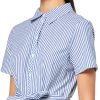 Women's Short Sleeve Self Tie Shirt Dress