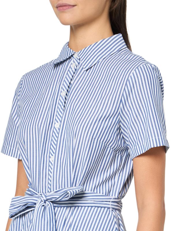 91aBlhU-MGL.jpg Women's Short Sleeve Self Tie Shirt Dress