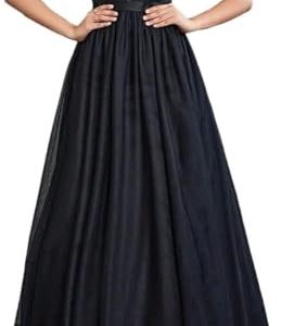 Elegant Sweetheart Neck Spaghetti Strap Long Skirt Summer Lace Patchwork Camisole A-Line Dress Formal Cocktail Evening Gown
