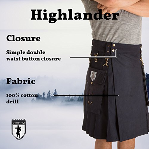 51-sY-lZsL.jpg Men's Highlander Utility Kilt
