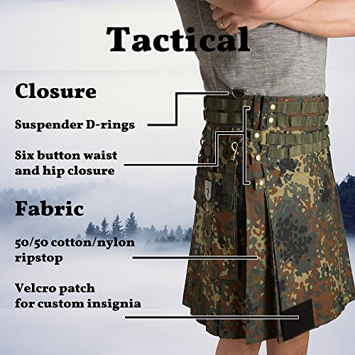 51NeKQ5qHzL.jpg Men's Tactical Utility Kilt