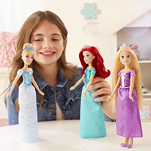 Royal Collection, 12 Royal Shimmer Fashion Dolls with Skirts and Accessories, Toy for Girls 3 Years Old and Up (Amazon