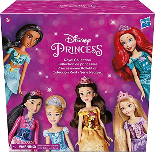 Royal Collection, 12 Royal Shimmer Fashion Dolls with Skirts and Accessories, Toy for Girls 3 Years Old and Up (Amazon