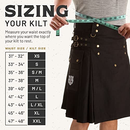 51xfNl6cyiL.jpg Men's Highlander Utility Kilt